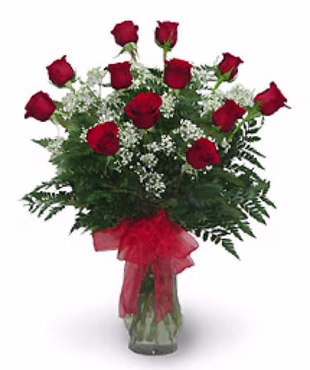 Timeless Red Roses Anniversary Bouquet