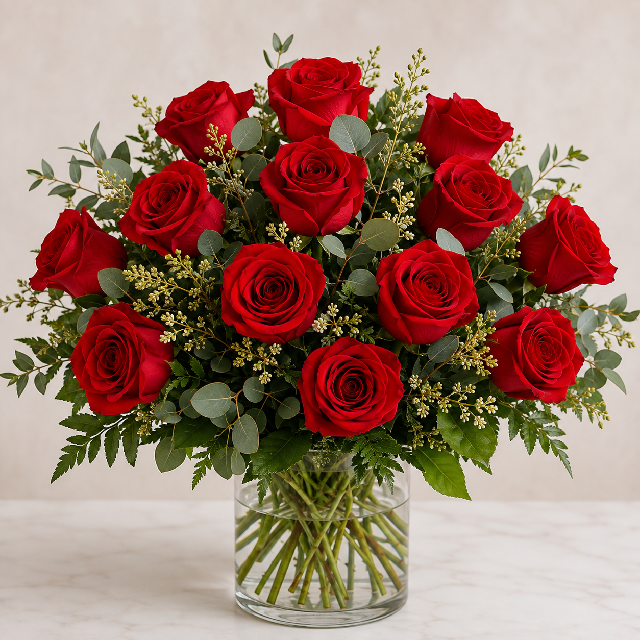 One Dozen Roses