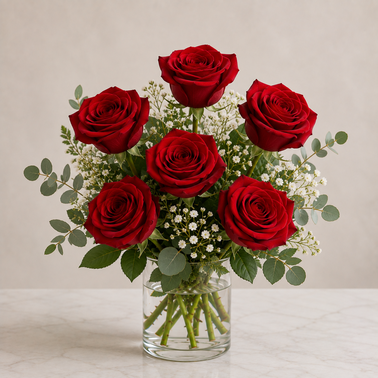 Half Dozen Roses