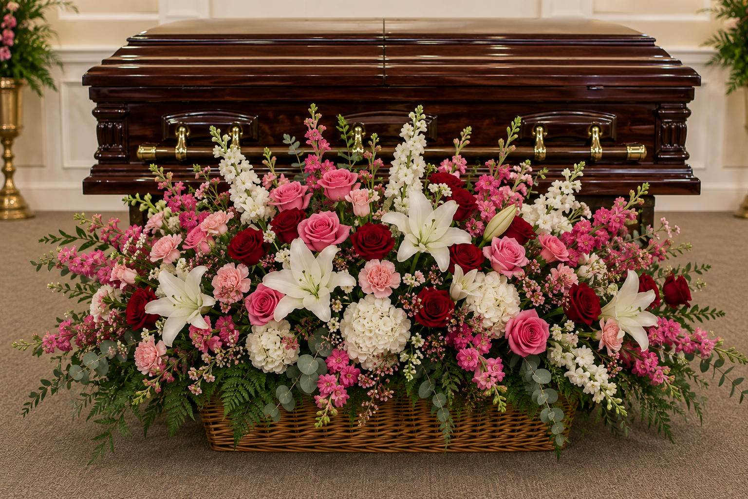 Cherished Love Sympathy Basket