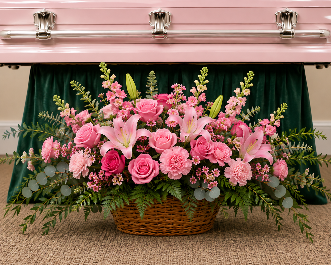 Loving Memory Sympathy Basket