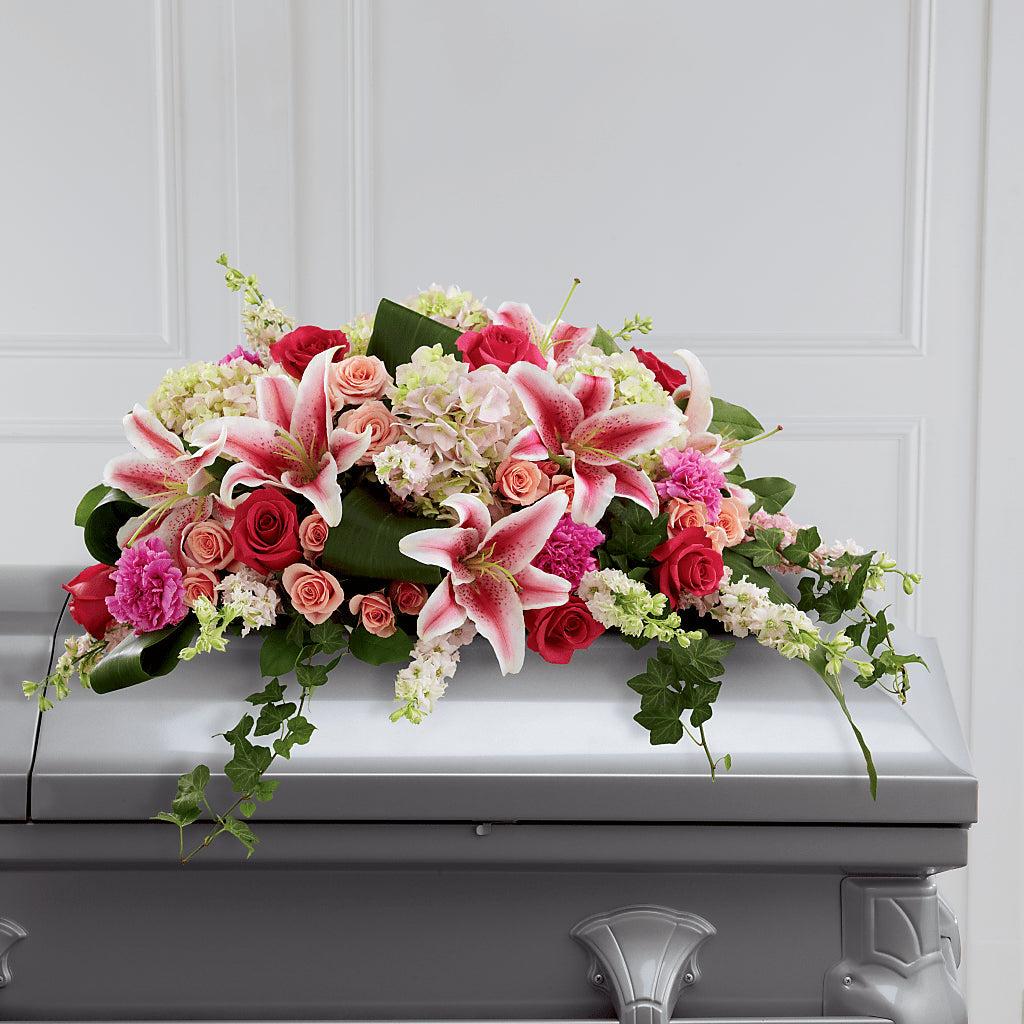 Cherished Bloom Casket Spray