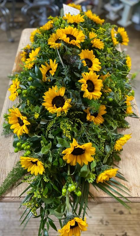 Fields of Gold Casket Spray
