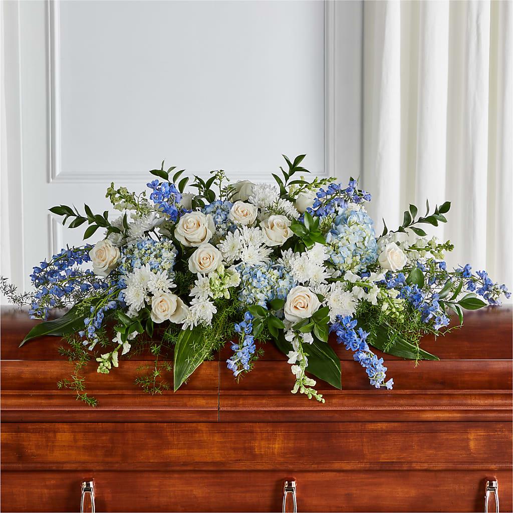 Serene Skies Casket Spray