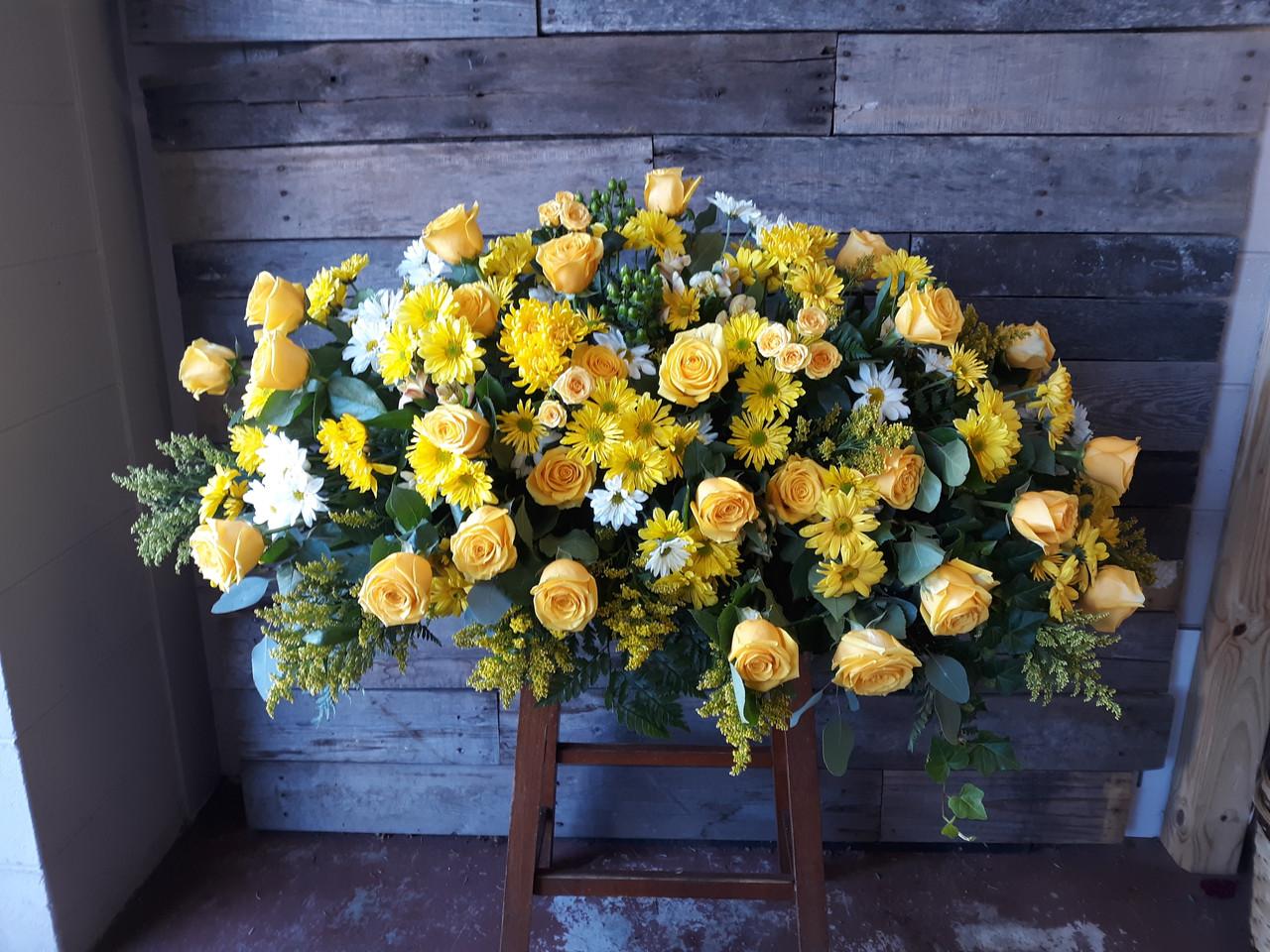 Sunshine Memories Casket Spray