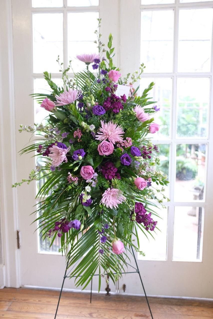 Lavender Tribute Standing Spray