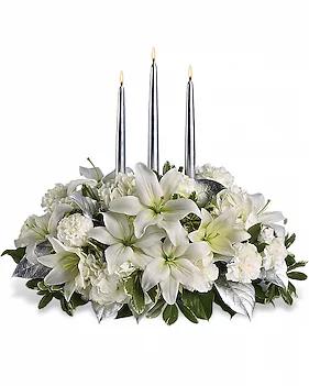 Silver Light Table Arrangement