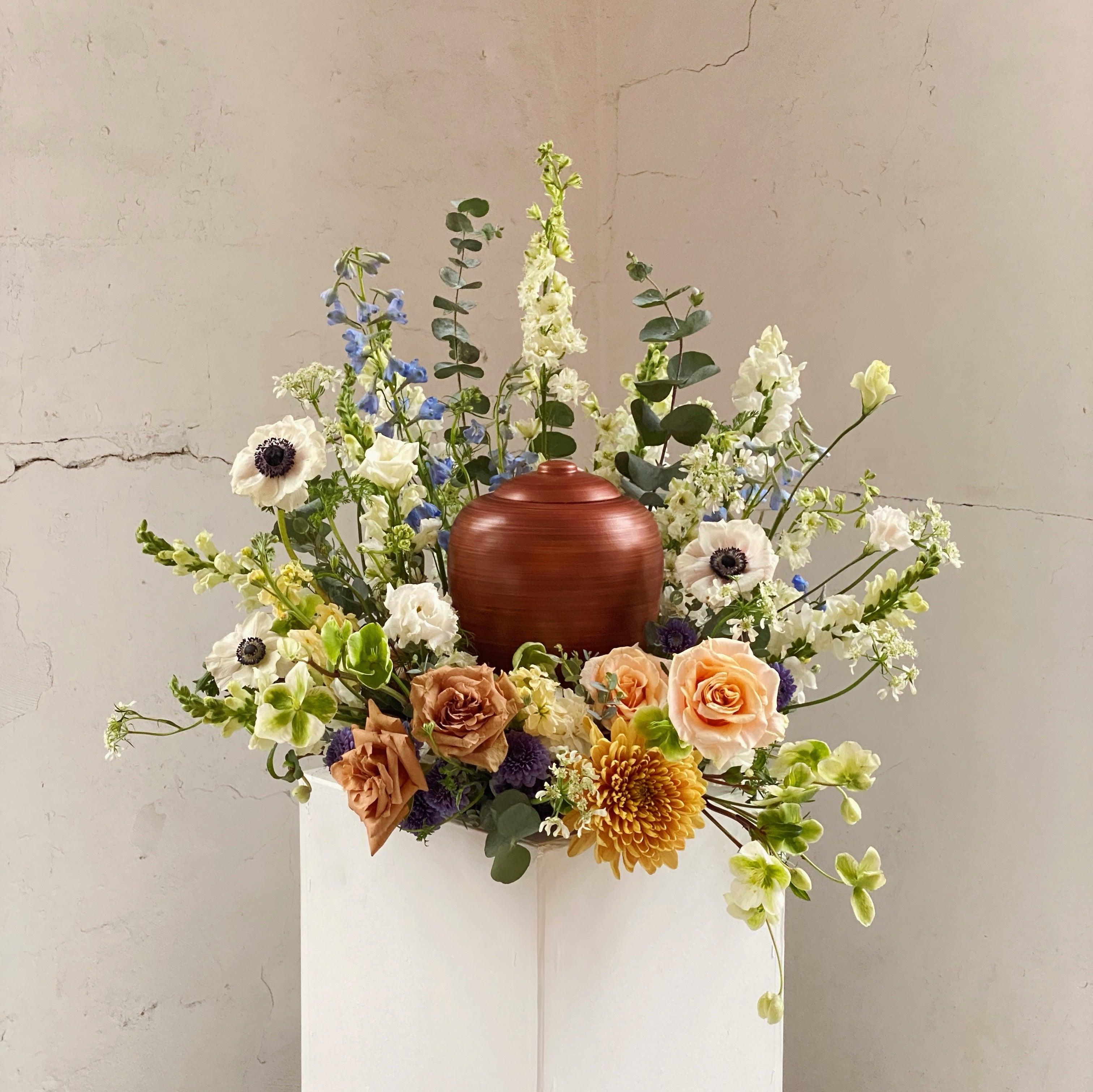 Wildflower Tribute Urn Arrangement