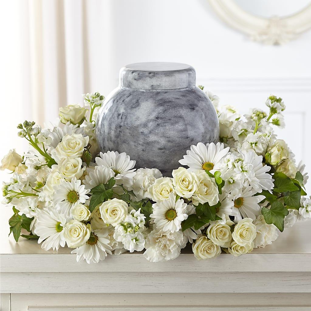 Pure Peace Urn Arrangement