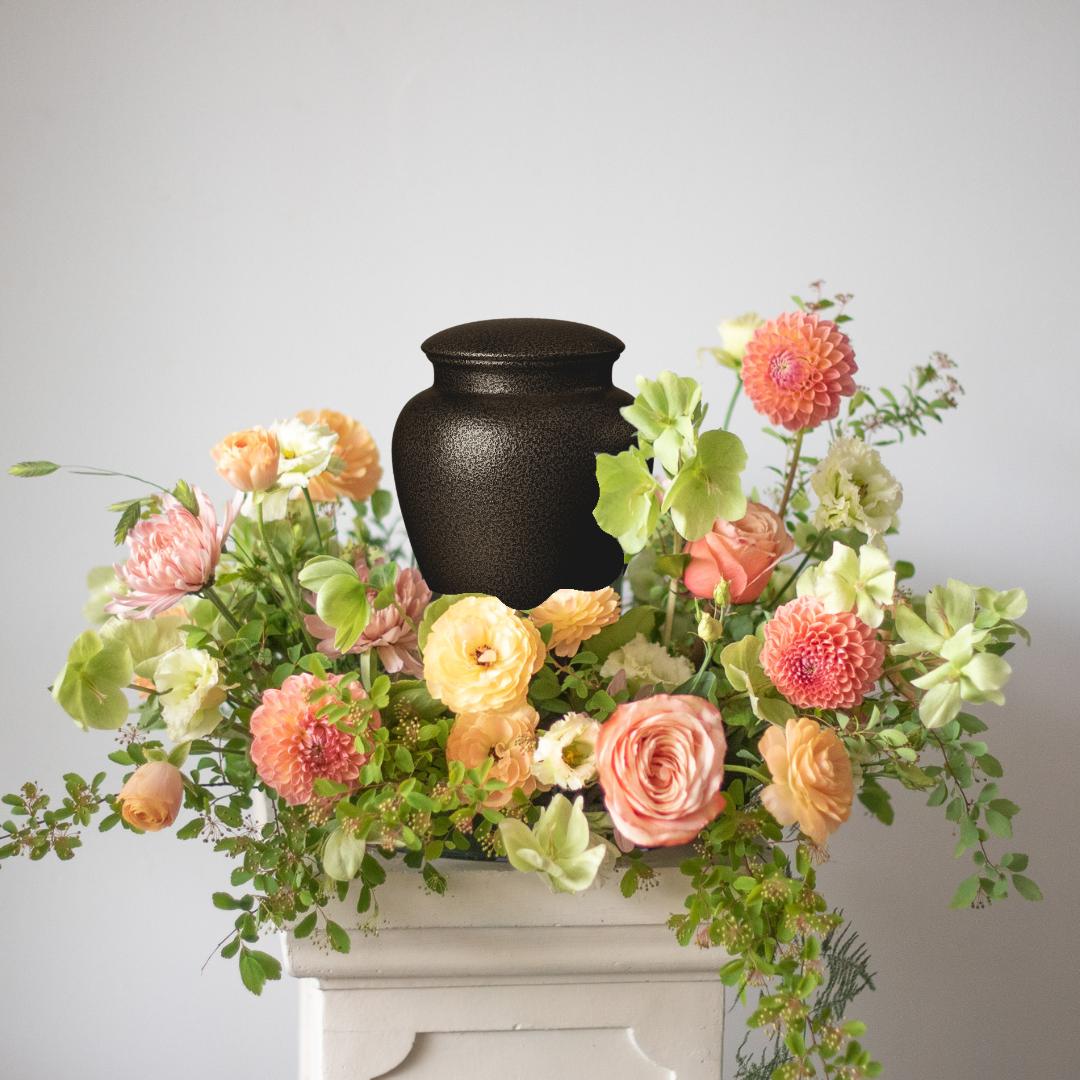 Peach Blossom Urn Arrangement