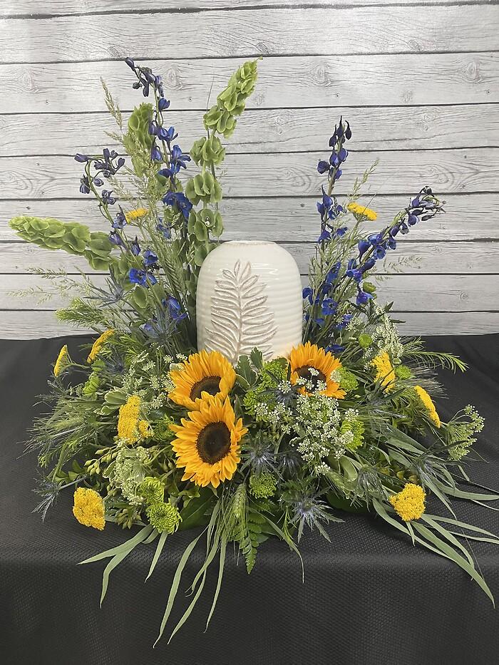 Sunlit Meadow Urn Arrangement